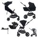 ANEX KÉSZLET Babakocsi IQ Smoky premium + CYBEX Aton B2 i-Size + alapzat