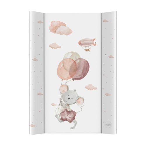 CEBA BABY Pelenkázó alátét 2-szegélyes merev lappal (50x70) Basic Mouse