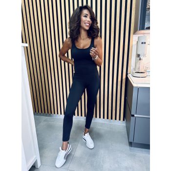 Fekete anya - gyerek szabadidő overál / Felnőtt