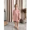 Púder rózsaszín oversized anya - lánya ruha / Gyerek