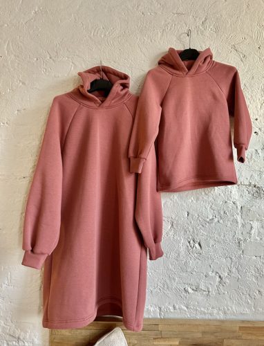 Mályva anya - gyerek pulcsiruha / Gyerek