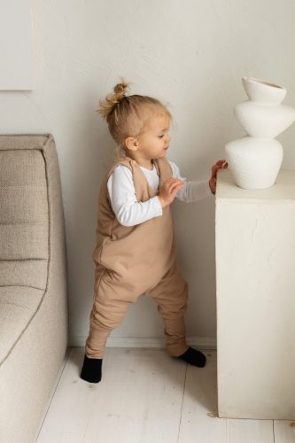 Tipegő hálózsák kamáslival -  bézs