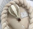 Hőlégballon dekor - bézs