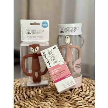   Fogzást könnyítő szett - Rágómaki + Pranabb fogzást könnyítő gél BIO