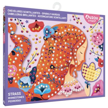 Strasszkép készítő készlet, Mesés frizurák Auzou