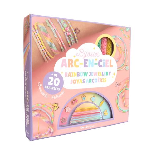 Ékszerkészítő készlet, Szivárványos ékszerek Auzou