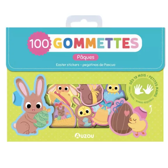 100 db-os matrica készlet, Húsvét Auzou 100 db-os matrica készlet, Húsvét Auzou