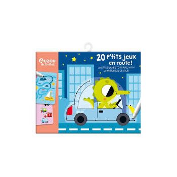 Letörölhető fejtörő feladatkártyák, Utazások Auzou