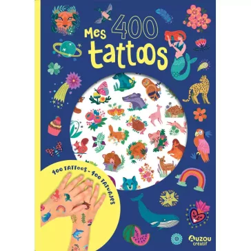 400 db lemosható tetoválás Auzou