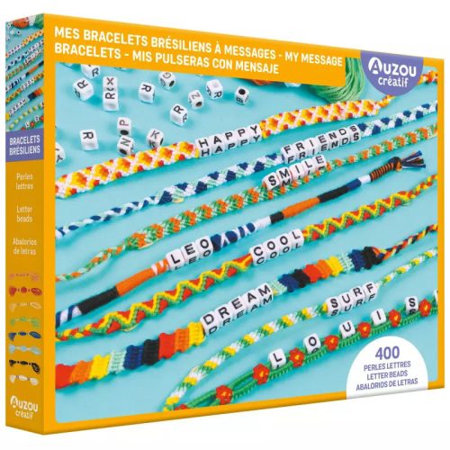 Barátság karkötő készítő készlet betűkkel Auzou