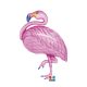 Forma fólia lufi 58x104 cm, Flamingo
