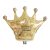 Forma fólia lufi 90x100 cm, Arany korona