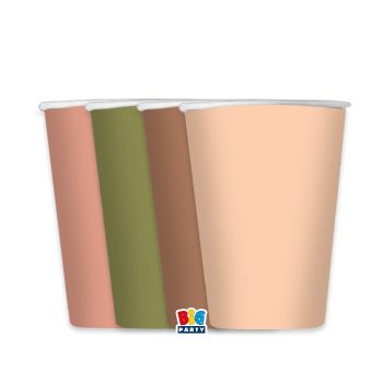   Bohém stílusú parti pohár vegyes színekben 8 db 250 ml-es