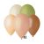 Bohém stílusú latex lufi vegyes színekben 30 cm-es, 16 db/csomag