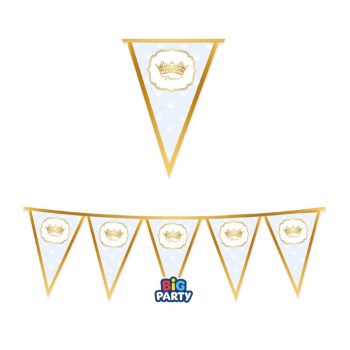 Prince feliratos herceges parti zászlófüzér 3m-es