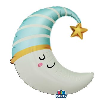 Forma fólia lufi 63x71 cm, Kék sapkás holdacska