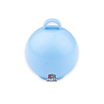 Világoskék gömb alakú lufisúly 75 gr