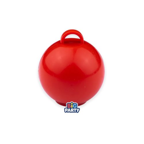 Piros gömb alakú lufisúly 75 gr