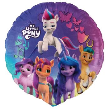 Kerek fólia lufi 45 cm, My Little Pony