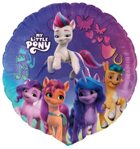 Kerek fólia lufi 45 cm, My Little Pony