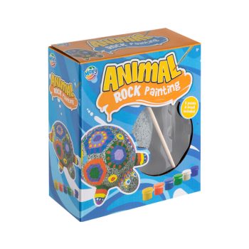   Moxy Kavics figura kifestő készlet festékkel és ecsettel, Teknős Grafix