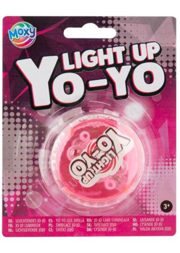 Moxy világító Yo-Yo, rózsaszín Grafix