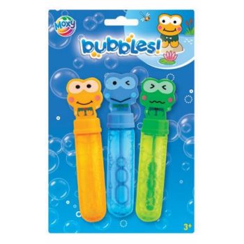 Moxy 3 db-os buborékfújó szett, békák Grafix