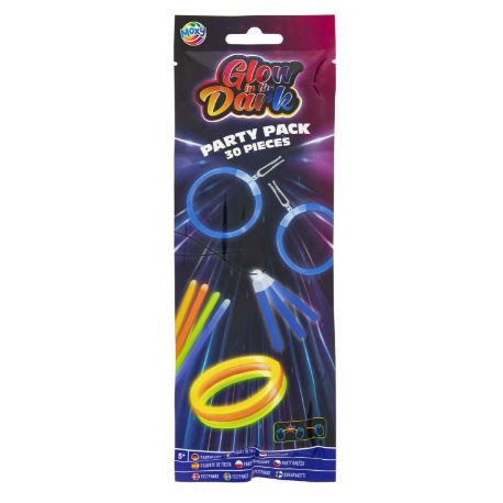 Moxy világító party pálcikák készlet, fülbevalóval Grafix