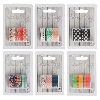   Washi tape dekor szalag 3db-os 3 méteres, többféle CraftArt