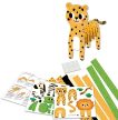 Harmónika hatjogató készlet-A szavanna állatai Crealign'