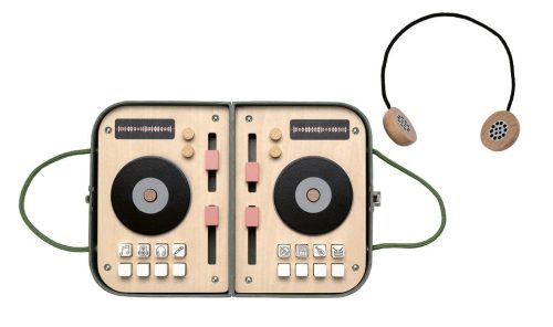 DJ szett szerepjáték fából Jabadabado