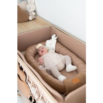 Naras Kids teddy babafészek - bézs