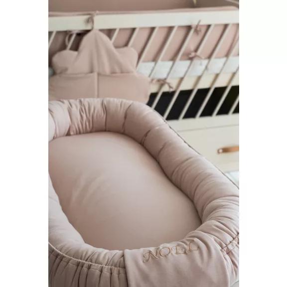Naras Kids pamut babafészek - bézs Naras Kids pamut babafészek - bézs