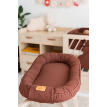 Naras Kids pamut babafészek - csokoládé