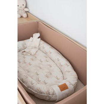 Naras Kids muszlin babafészek - nyuszis