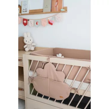 Naras Kids felhőcske kiságy rendszerező - pamut bézs