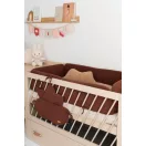 Naras Kids felhőcske kiságy rendszerező - pamut csokoládé Naras Kids felhőcske kiságy rendszerező - pamut csokoládé