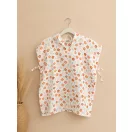 Virágos poncsó / Gyerek - Akár névre szóló hímzéssel Virágos poncsó / Gyerek - Akár névre szóló hímzéssel