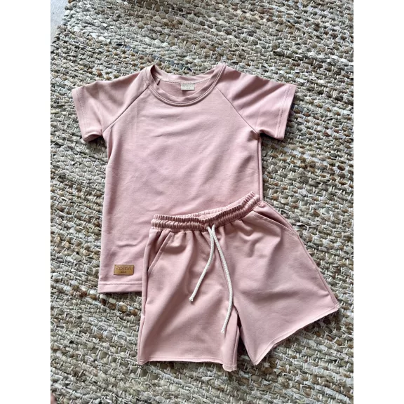Púder rózsaszín nyári pamut szett Púder rózsaszín nyári pamut szett