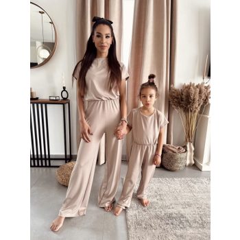 Pasztell bézs anya - lánya lenge overál / Felnőtt