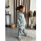 Pasztell menta kapucnis anya - gyerek unisex melegítő szett / Gyerek - akár névre szóló hímzéssel Pasztell menta kapucnis anya - gyerek unisex melegítő szett / Gyerek - akár névre szóló hímzéssel