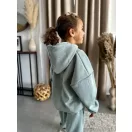 Pasztell menta kapucnis anya - gyerek unisex melegítő szett / Gyerek - akár névre szóló hímzéssel Pasztell menta kapucnis anya - gyerek unisex melegítő szett / Gyerek - akár névre szóló hímzéssel