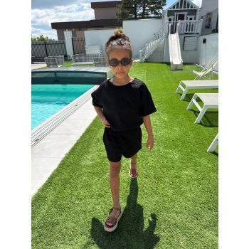 Kétrészes anya - gyerek szett / Gyerek - FEKETE