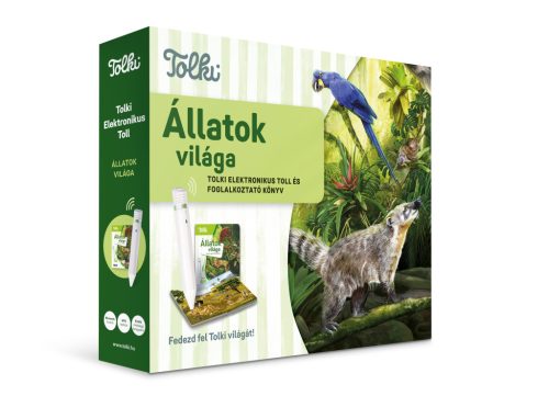 TOLKI Állatok világa interaktív könyv szettben