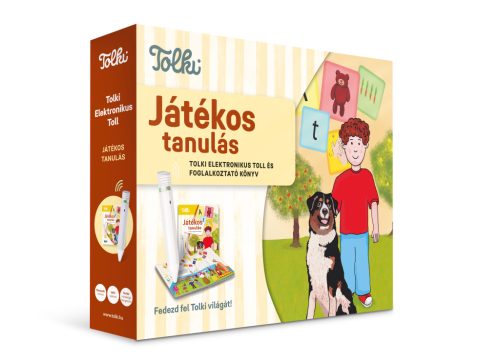 TOLKI Játékos tanulás interaktív könyv szettben