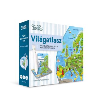 TOLKI Világatlasz interaktív hangoskönyv szettben