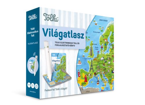 TOLKI Világatlasz interaktív hangoskönyv szettben