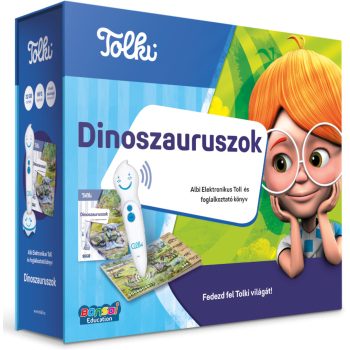 TOLKI Dinoszauruszok interaktív könyv szettben